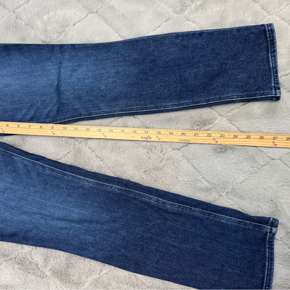 PAIGE Cindy Maternity Straight Leg Jeans In Suncrest Size 26 - Picture 14 of 16